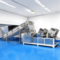 Ligne de production de machines à nouilles instantanées entièrement automatiques, machine à presser les nouilles entièrement automatique