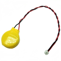 JBWCELL CR2450 Pestañas de soldadura Pila de botón Batería recargable de litio de 3V con cables y conector para juguetes y electrodomésticos