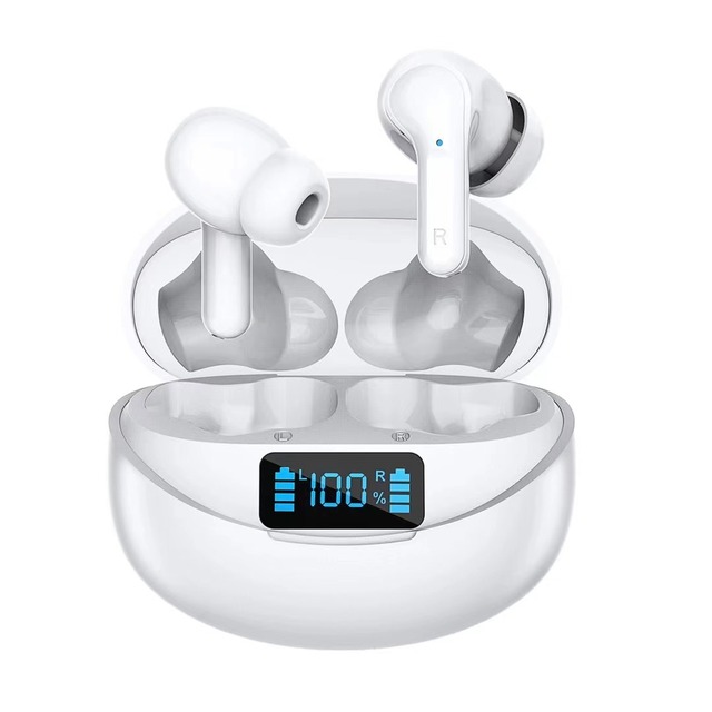 LED Display Mini 5.0 True Wireless Microphone Headset Earbuds Headphone Touch TWS Unique Bluetooth Earphones With Charging Case