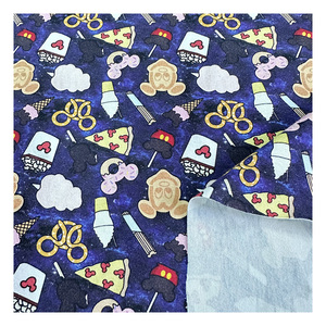 Tissu tricoté à impression numérique personnalisée sur le thème de <span class=keywords><strong>Mickey</strong></span>, coton biologique écologique, élasthanne, jersey simple, robe pour filles - Product Image 3