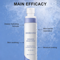 OEM ODM Crème Visage en Brume Apaisante et Hydratante au Céramide, Éclaircissante, Nourrissante et Fixatrice d'Hydratation