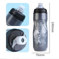 Gourde Sportive Isotherme Double Paroi en PP5 610ml – Bouteille Durable en Plastique pour Enfants, VTT, Cyclisme et Activités de Plein Air