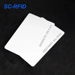 Precio de fábrica ID tk4100 Tarjeta de 64 bits tarjeta de control de acceso para tarjetas de identificación de seguridad del hotel aplicadas en Hotel hospital escuela