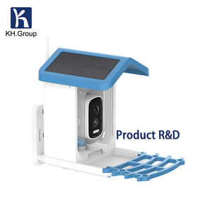 <span class=keywords><strong>Nichoir</strong></span> en bambou éco-certifié européen Caméra HD portable moderne d'observation des oiseaux pour l'alimentation <span class=keywords><strong>Nichoir</strong></span> pour la visualisation à distance Puissance de charge - Product Image 1