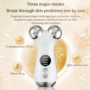 Home Use Microcurrent Facial Sculpting Device ABS Material Double Chin Skin Toning Tool with Heat Facial Massager for Face Lift - Product Image 4