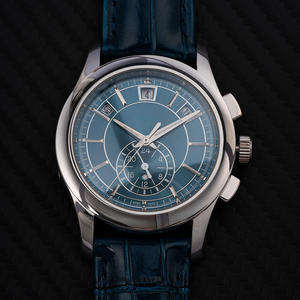 Reloj Mecánico Automático de Lujo para Hombre, Correa de Cuero y Acero Inoxidable de 20 mm, Cristal de Zafiro, Estilo Ejecutivo, Resistente al Agua - Product Image 1