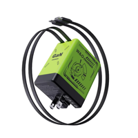 Chargeur USB GaN universel à charge rapide avec deux adaptateurs rétractables Type-C et QC3.0, chargeur rapide pliable