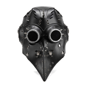 Máscara <span class=keywords><strong>de</strong></span> <span class=keywords><strong>Doctor</strong></span> Cuervo Steampunk Transfronteriza, Accesorios Creativos <span class=keywords><strong>de</strong></span> <span class=keywords><strong>Terror</strong></span> para Halloween, Suministros <span class=keywords><strong>de</strong></span> Cosplay Medieval, Material PU, DIY - Product Image 6