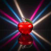 Groothandel Kristallen Bruiloft Kinder Verjaardag Feestdagen Promotie Cadeaus Schattige Decoratie Beeldje Souvenir Kristallen Fruit Ambachten