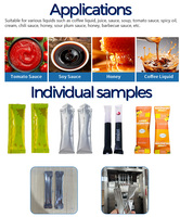 Machine d'emballage verticale automatique de bâtonnets de jus de fruits à 4 à 8 voies Sachet de glace à sac d'angle à plusieurs voies pour les aliments à remplir