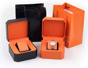 Boîte à montres octogonale en cuir PU haut de gamme pour 5 montres, idéale pour le rangement et les cadeaux - Product Image 4