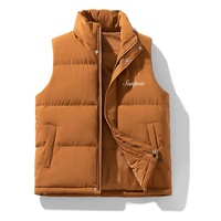 Chaleco de Invierno sin Mangas para Hombre, Diseño Personalizado, con Cierre, Resistente al Viento, Transpirable, Estilo Casual, para Clima Frío
