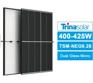 Высокоэффективная солнечная панель Trina TSM-NEG9R.28 N-типа 415 Вт 425 Вт 435 Вт двойная стеклянная вершина S солнечная панель