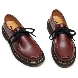 Chaussures <span class=keywords><strong>de</strong></span> <span class=keywords><strong>marche</strong></span> pour femmes tendance, basses, en cuir véritable, décontractées, rehaussantes, à bout rond, antidérapantes, grandes tailles, style universitaire - Product Image 4