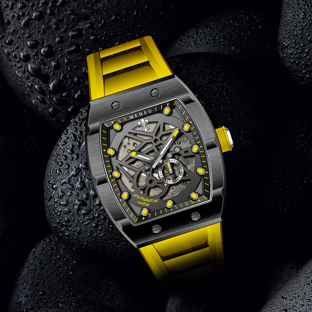 Factory OEM ODM Tourbillon Luxury Fashion Men Mechanical Watches Custom Logo 5ATM Waterproof Automatic Watch for Men&unisex