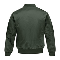 Vente en gros de vestes de pilote MA-1 avec LOGO personnalisé Veste de vol Bombers d'extérieur imperméable et coupe-vent pour hommes