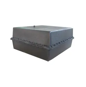 Caixa de plástico enterrada subterrânea para armazenamento de baterias, preço de fábrica personalizado à prova de intempéries