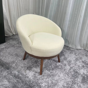 Silla de Comedor de Madera con Cojines Tapizados, Silla de Comedor para Villa con Patas de Madera - Product Image 3