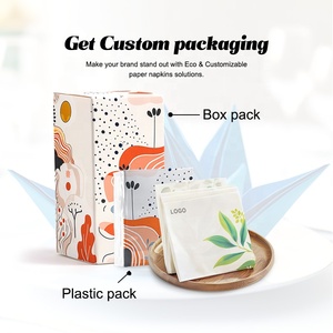 Tùy chỉnh chần compostable đám cưới in bữa ăn tối vòng khăn ăn mô giấy treo Jumbo cuộn trang trí biểu tượng ban nhạc - Product Image 5