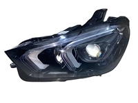 Phare avant LED complet d'origine OEM d'occasion pour Mercedes-Benz Classe GLE W167 V167 2020-2023, démonté, faible spécification