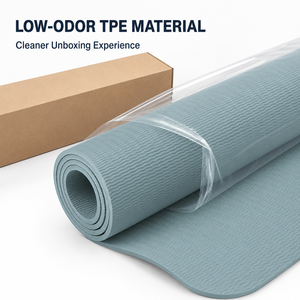 Tapis de Pilates personnalisé en TPE 183x61cm 6mm Rectangulaire Résistant à la compression Protection des genoux Entraînement <span class=keywords><strong>d</strong></span>'équilibre Tapis de sport Fournisseur en gros - Product Image 3