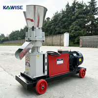 Machine à fabriquer des aliments pour animaux 150 kg/h, petite machine à granulés pour volailles et bétail, idéale pour les petites exploitations agricoles, facile à utiliser