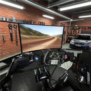 Simulatore di Corse VR 9D di Alta Qualità con Sei Assi e Tre Schermi in Fibra di Vetro, Macchina da Gioco Arcade per Uso Domestico ed Esterno - Product Image 4