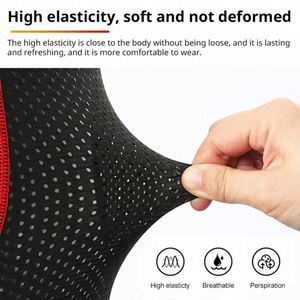 Pantalones Cortos de Ciclismo Transpirables y Ecológicos con Almohadilla de Gel 3D, Antideslizantes, Antiarrugas, de Secado Rápido, de Poliéster y Elastano, para Verano, para Hombre, MTB - Product Image 3