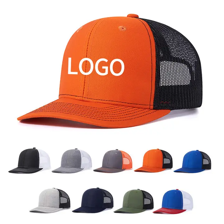 Chapeau en maille avec logo personnalisé réglable plaine Richardson 112 chapeaux de camionneur gorras casquettes à rabat chapeaux Richardson