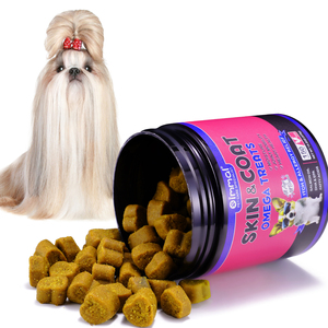 Suplemento Canino Oimmal de Alta Calidad Omega Skin & Coat Chews con DHA y EPA para el Alivio de Alergias Estacionales, Salud del Corazón, Piel y Pelaje - Product Image 1