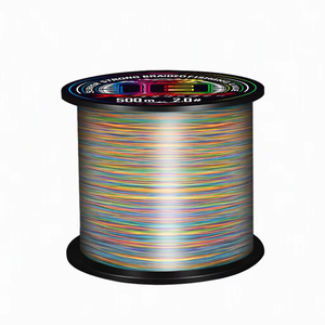 Ligne de pêche flottante tressée en PE YGKPE16X, robuste, colorée verte, multifilament, écologique, <span class=keywords><strong>pour</strong></span> <span class=keywords><strong>la</strong></span> pêche au gros gibier en rivière - Product Image 1