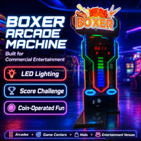 Machine de jeu électronique d'arcade de boxe et de kick-boxing pour parc d'attractions, jeu de combat fitness, prix abordable à vendre