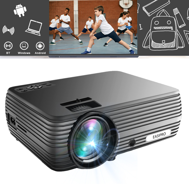 Wireless 4K TV Projectors Presentation Equipments Proyector Portatil Projecteur Android Video Portable Smart Education Projector