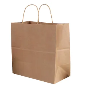 Kwaliteit Redelijke Prijs Custom Touw Handvat Ambachtelijk Papier Shopping Supermarkt Audit Maken Papieren Zakken