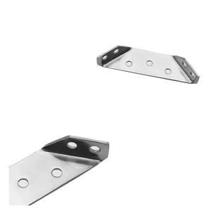Support d'angle en acier inoxydable en forme de L à 90 degrés pour meubles, connecteur d'étagère, accessoire de quincaillerie durable - Product Image 2