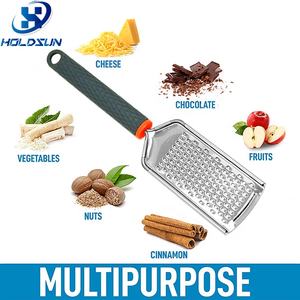 Râpe à Concombre Plate en Acier Inoxydable Manuelle pour Cuisine Domestique avec Poignée en Silicone Antidérapante pour Fruits et Légumes - Product Image 4