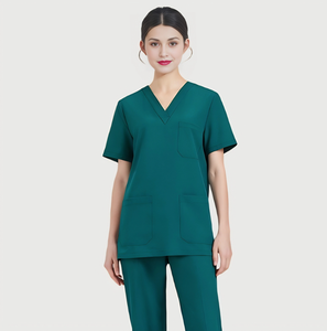 सस्ती शुद्ध कपास सर्जरी दंत क्लिनिक ने चिकित्सा विशेष कामकाजी कपड़े हाथों से महिलाओं और पुरुषों के लिए कपड़े धोने के कपड़े - Product Image 3