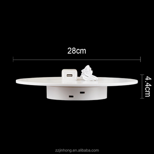 Piattaforma Girevole Elettrica in Plastica Dorata da 28cm, Rotazione Automatica a 360 Gradi - Product Image 5