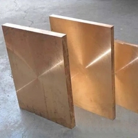 Plaque de Bronze au Béryllium Laminée à Chaud CuBe2 Pb CW102c, Commande Minimum d'Une Tonne, Économique avec Services de Soudage et de Découpe