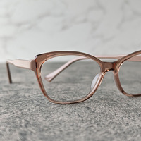 Lunettes optiques en acétate de mode Forme et couleur populaires avec montures de lunettes de stratification