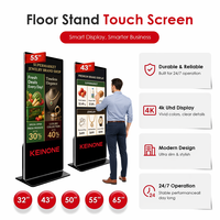 Kiosco de Exhibición Publicitaria con Pantalla LCD Digital de 32, 43, 50, 55 y 65 Pulgadas para Supermercados, Joyerías y Tiendas