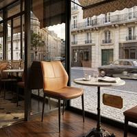 Fauteuil de salle à manger de style moderne et luxueux pour hôtel, dossier haut, en cuir PU, pour restaurants, chambres, salons, villas