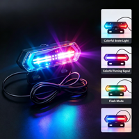 Luz Trasera LED Intermitente de Alta Calidad de 12V-48V con Freno/Señal de Giro para Bicicletas Eléctricas y Patinetes Eléctricos