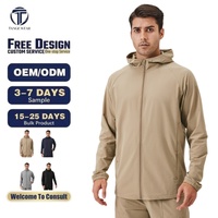 Blouson Bomber Sportif à Capuche en Nylon pour Homme – Automne Hiver, Zippé, Coupe-Vent, Décontracté, Ample, Idéal Course et Fitness