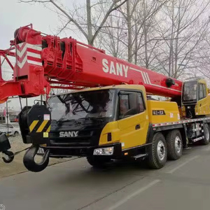 Grue sur camion Sany QY50 de 50 tonnes d'occasion, bien entretenue, pièces d'origine, levage fiable pour les chantiers de construction - Product Image 1