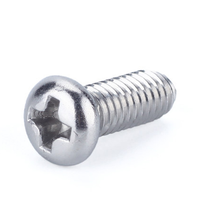 Verzinkte Phillips-Flachkopfschraube Kreuzschlitz-Maschinenschraube M2 M3 M4 M5 Stahl-Befestigungselement 4mm 10mm 20mm 40mm 50mm