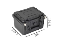 Étui rigide en plastique pour cartes de sport BGS à 2 rangées de couleurs personnalisées Boîte de rangement étanche IP67