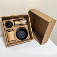 Ensemble de théière à matcha élégant de haute qualité personnalisé, 4 pièces, emballage élégant pour la cérémonie du matcha