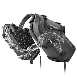 Sacoches de selle de <span class=keywords><strong>moto</strong></span> robustes personnalisées Rhinowalk, sacoches latérales de <span class=keywords><strong>moto</strong></span>, sacoches de selle arrière 2 pièces, bagages <span class=keywords><strong>pour</strong></span> les voyages d'aventure - Product Image 1