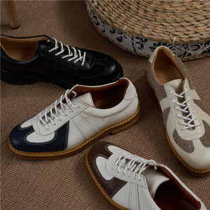 Chaussures de marche décontractées pour hommes en cuir véritable haut de gamme, grandes tailles, tendance et élégantes pour le quotidien - Product Image 2